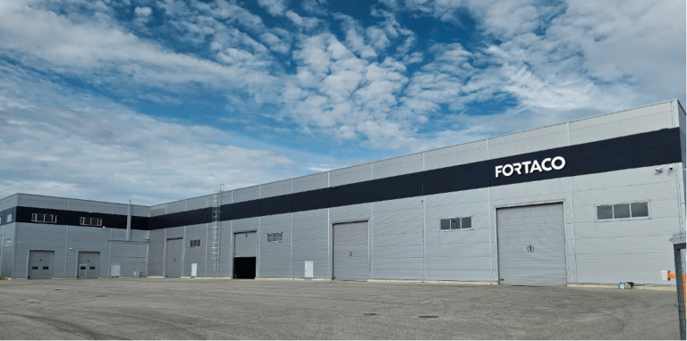A large warehouse with the word potato on it.